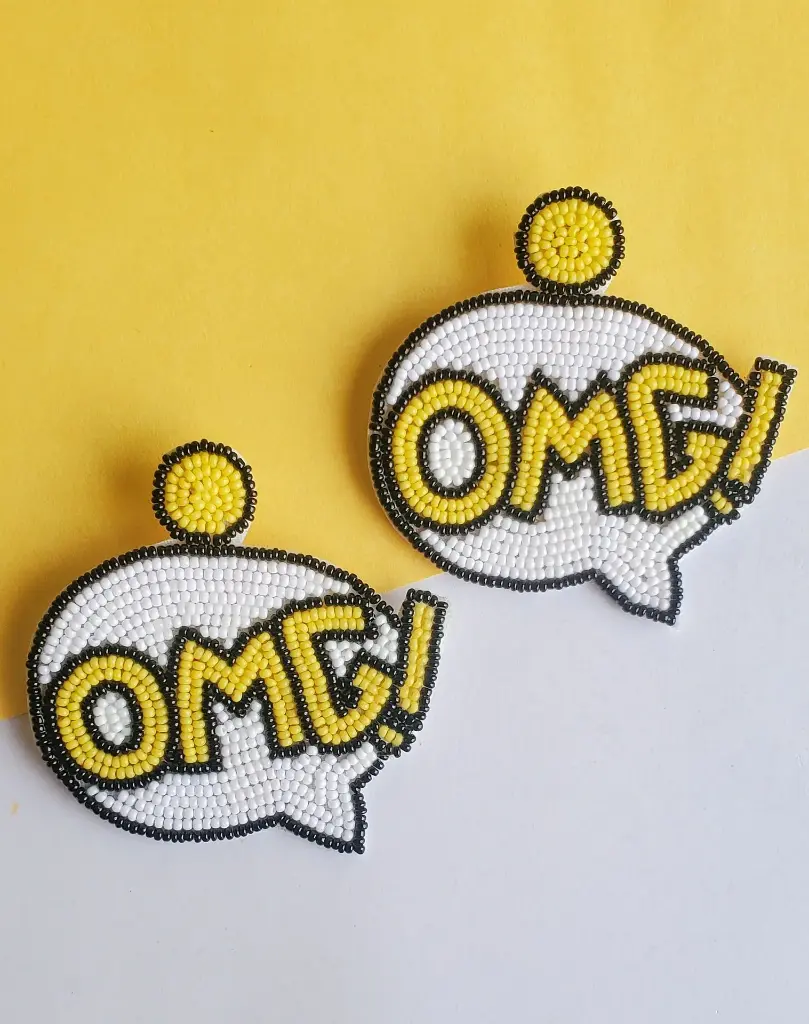 OMG Beaded Earrings