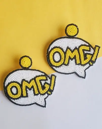 OMG Beaded Earrings