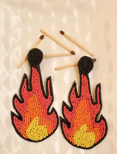 On Fire Beaded