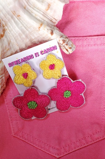 Twin Flower Beaded