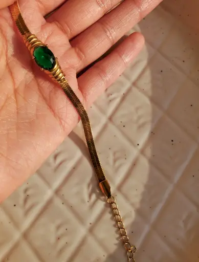 Ema Stone Snake chain Bracelet